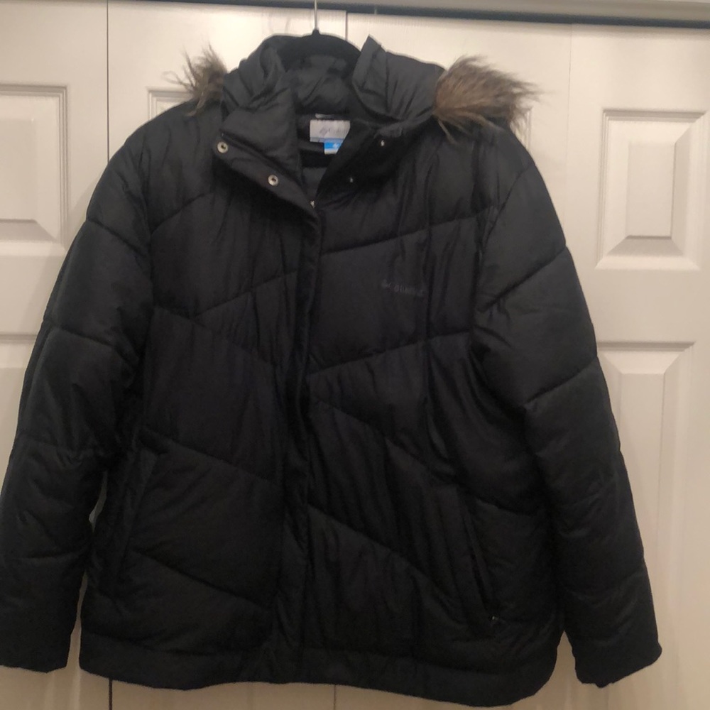 Plus size Columbia puffer jacket